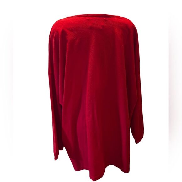 Victoria‎ Jones Woman Christmas Top Vintage Red Embroidery Beads Plaid - Picture 10 of 10